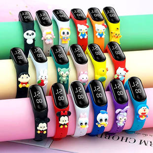 Cartoon children's electronic waterproof cute fashionable digital watch for early age, Birthday gift