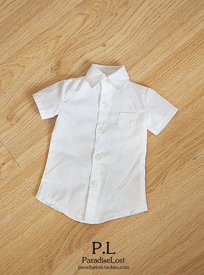 taobao agent Doll, white clothing, top, with short sleeve, scale 1:3, scale 1:4, scale 1:6