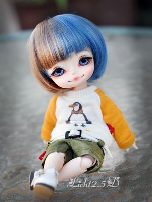 taobao agent LICHT2.5D 1/8 point High temperature heat-resistant wire BJD doll wigs-NO.316-2 color income 8 points size