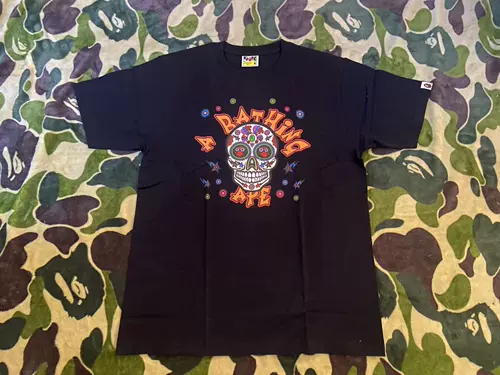 Bape Halloween Limited Short -Sleeed T -Fork