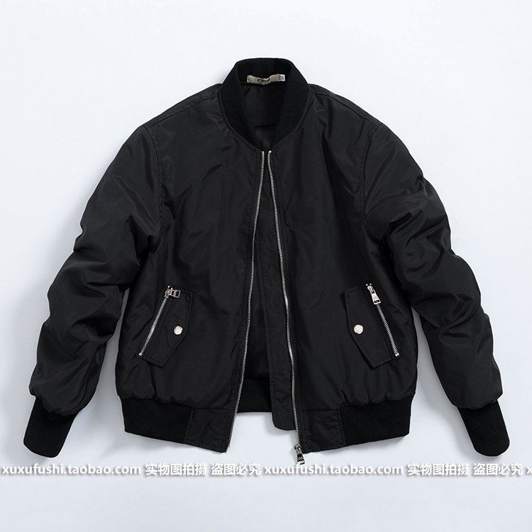 秋冬江疏影同款飞行员夹克短款小外套棒球服女大码棉衣,女装/女士精品,淘宝优惠券,粉丝福利购,淘宝优惠卷