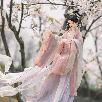 taobao agent [Xiao Meng] 曲 【【/SDGR/58/62/three -pointer BJD ancient wind baby clothes finished display display