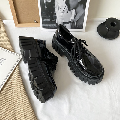 taobao agent High footwear platform, loafers English style, 2023, British style