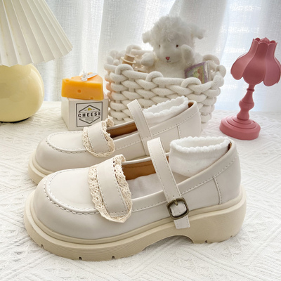 taobao agent Japanese cute white footwear platform, 2023, trend of season