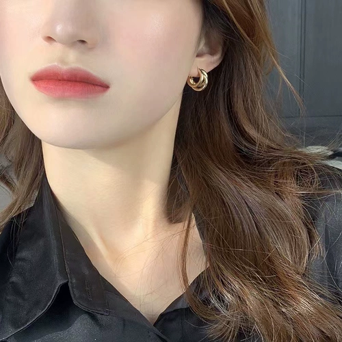 Металлические брендовые серьги, 2021 года, серебро 925 пробы