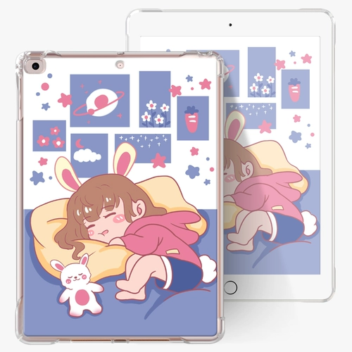 IPadair3 защитная обложка 2019 iPad Apple 9.7 Tablet 2018 Mitue Cartoon Mini5/4 Подушка безопасности Ant -Drop Air2 Ultra -Thin Transparent Mini2/3TPU Shell Pro10.5 Задняя оболочка 1