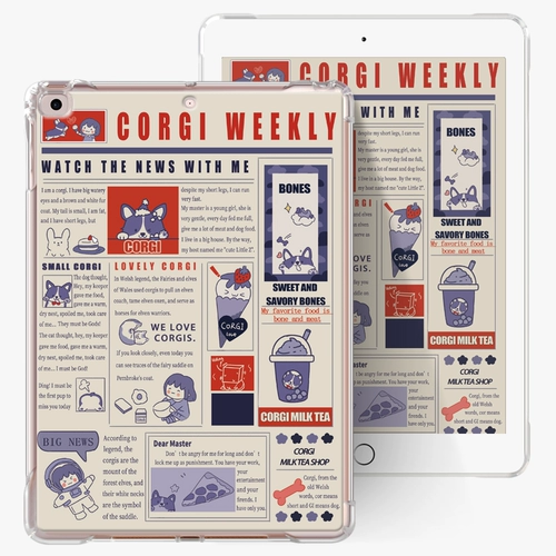 IPadair3 защитная обложка 2019 iPad Apple 9.7 Tablet 2018 Mitue Cartoon Mini5/4 Подушка безопасности Ant -Drop Air2 Ultra -Thin Transparent Mini2/3TPU Shell Pro10.5 Задняя оболочка 1