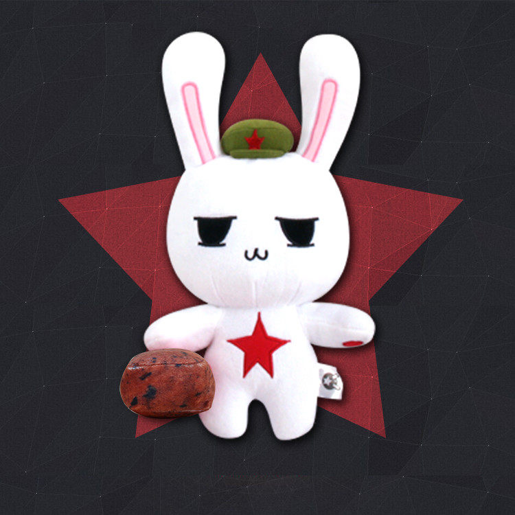 二次元壁#米炭正品小绵羊张艺兴同款我兔公仔