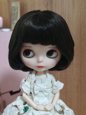 taobao agent (Only wigs) Little cloth doll straight bangs Bobo short hair