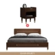 Giường gỗ rắn Bắc Âu 1,8 mét giường đôi hiện đại tối giản mới Trung Quốc sang trọng kinh tế Nhật Bản 1.5 phòng ngủ chính giường cưới - Giường