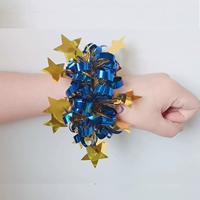 Синий золотой пять звезд