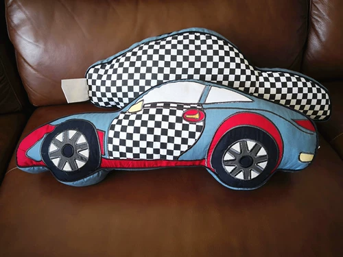 Хлопковый гоночный автомобиль, детская съёмная подушка