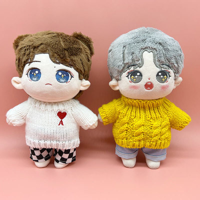 taobao agent 20cm baby clothes spot star doll doll clothing cute 20 cm cotton doll sweater winter clothes no attributes