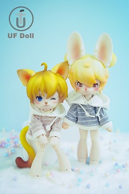 taobao agent Booking UFDOLL12 points second -generation beast body lying flat plastic OB11 category BJD GSC