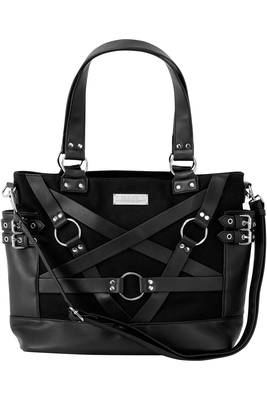 taobao agent Black belt, handheld one-shoulder bag, purse, shoulder bag