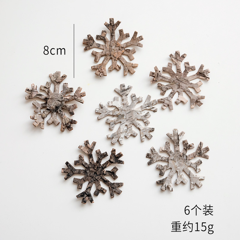 Snowflake A (pack of 6)