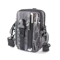 Оранжевый черный рисунок питона (сумка на плече