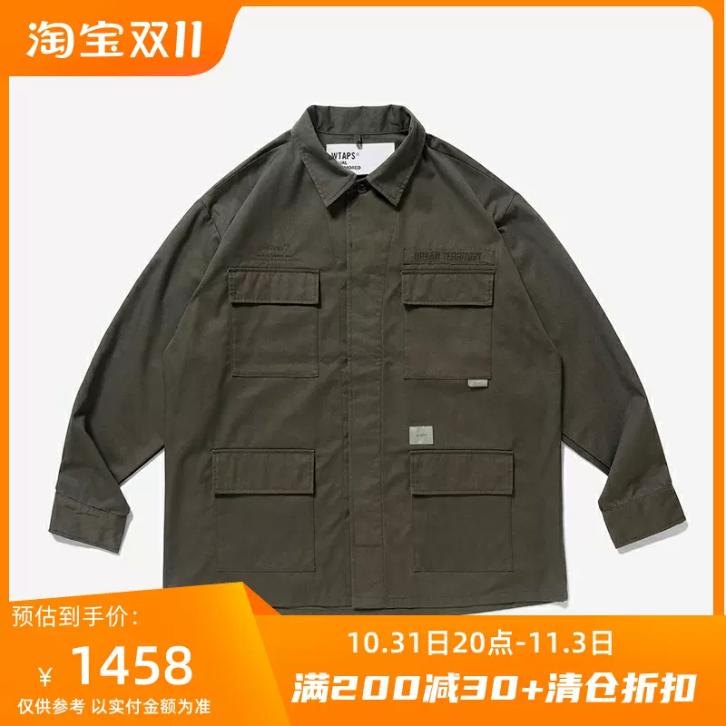 四季出品現貨WTAPS WMILL-LS 01 LS NYCO RIPSTOP四袋襯衫男21SS-Taobao