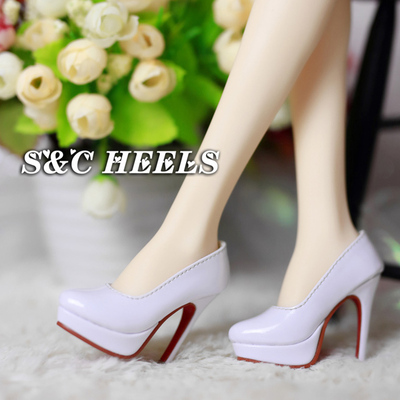 taobao agent Agent [S & C] 1/3BJD/DD/SD16/SDGR high heels bright white sexy high -heeled iload iicehouse