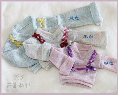 taobao agent +P sauce private cabinet+bjd baby clothes/MSD four points 4 points/three points 3 points/daily casual ribbon star sweater jacket