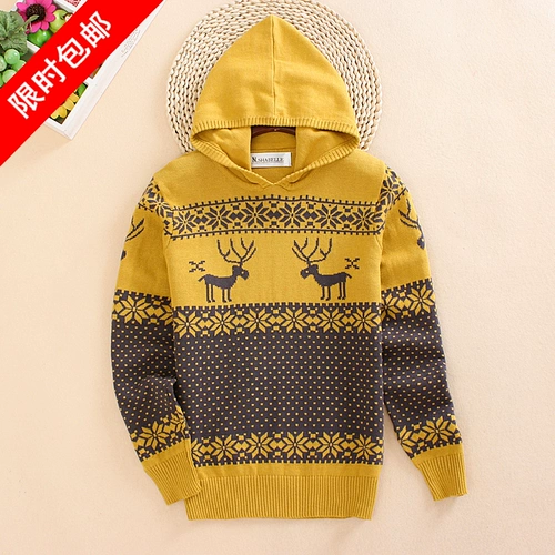 Детский хлопковый свитер, трикотажная куртка для мальчиков, подходит для подростков, 2020