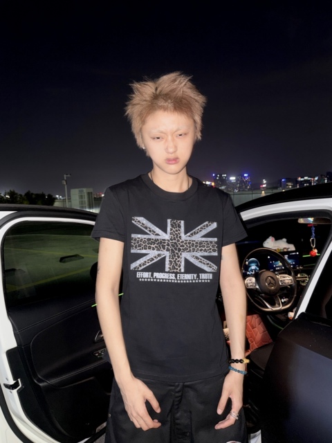 LEOPARD FLAG GRAPHIC T-SHIRT image 8