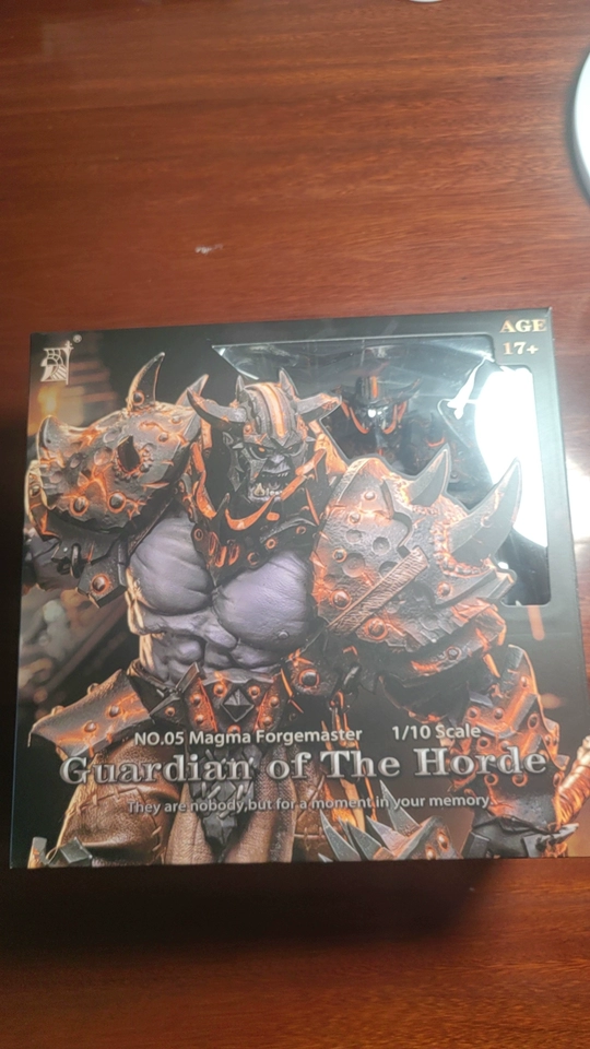 Mithril Action Guardian of the Horde No.05 Magma Forgemaster Barbarian Orcs 6" - Picture 10 of 10