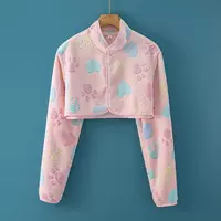 Фланелевые розовые отпечатки рук и ног