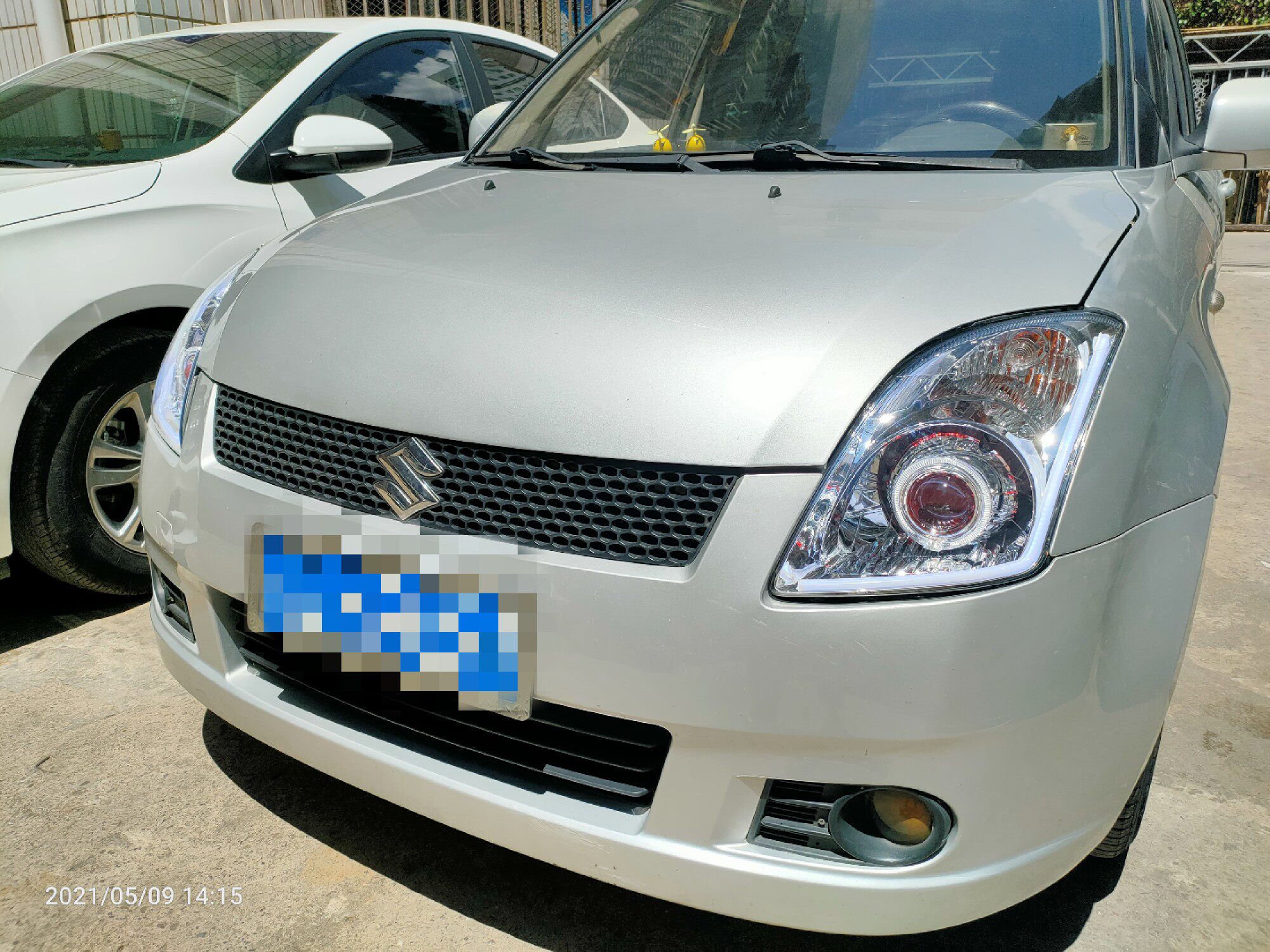 精刚led双光透镜适用于铃木雨燕前大灯总成升级海5透镜氙气灯定制