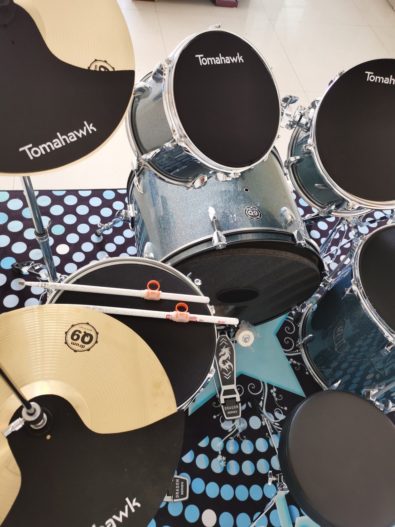 mes迈斯架子鼓成人儿童爵士鼓5鼓3鑔4初学者入门练习专业演奏q9