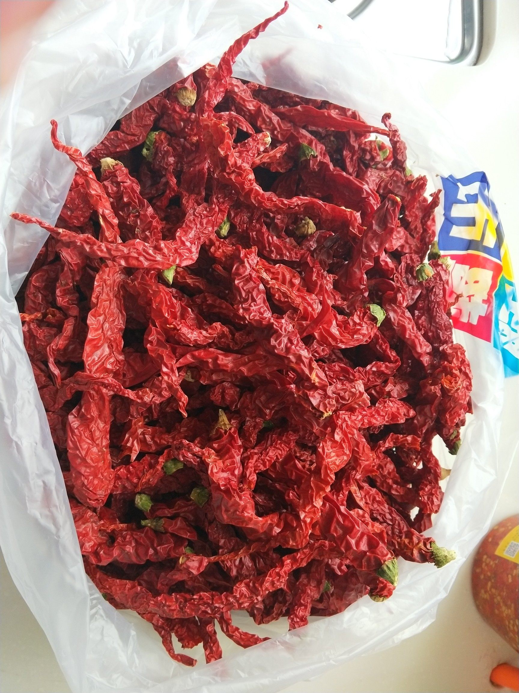 陜西秦椒乾辣椒香而微辣辣椒麪农家线辣椒红辣椒微辣特香500g包邮