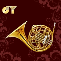 Golden Music Bittage Four Bond Dual Round F/Dowry B Metale JYFH-E130G Paint Maventer
