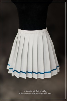 taobao agent BJD AZONE DD White Blue Single Sailor Sweet Server Fold Skirt