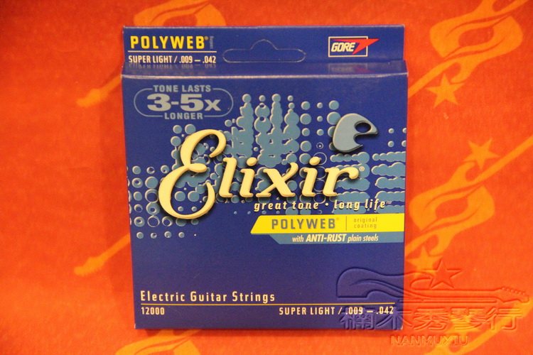 

Струны для электрогитары Elixir 12000 Polyweb 09-42