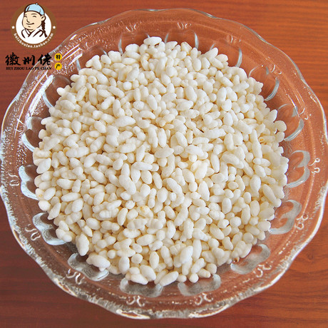 黄山特产农家手工原味炒糯米炒米花泡 炒阴米子粉熟冻米糖2斤包邮