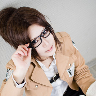 taobao agent Attack giant Hanji Zoje Cosplay wigs divided into split -type high -temperature silk