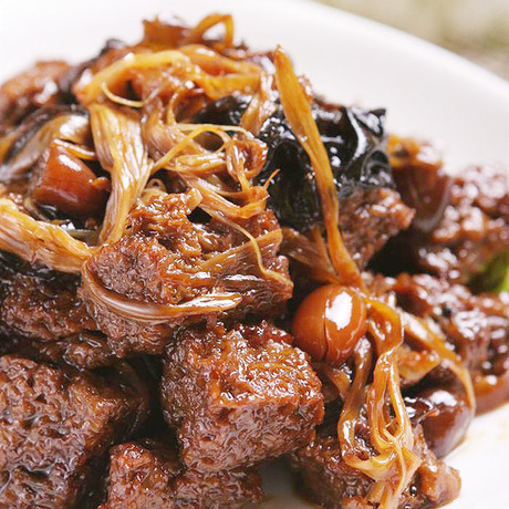 上海老字号大富贵熟食四喜烤麸四喜烤夫上海本帮菜美食冷菜500克