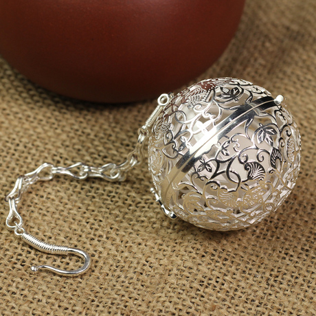 熏香球纯银熏球熏香工具银香球香粉线香沉香熏香香具香炉收藏品