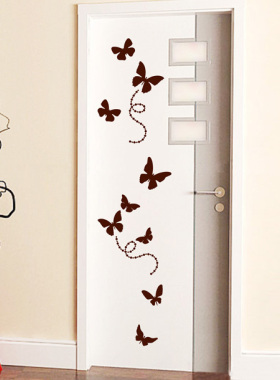 553田园家饰墙贴 浪漫草 踢脚线腰线墙角贴房间装饰墙壁玻璃贴