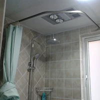Новый тип душевого занавеса Custom -Площадь с бриллиантовым квадратом u -обрабатуя для душа.