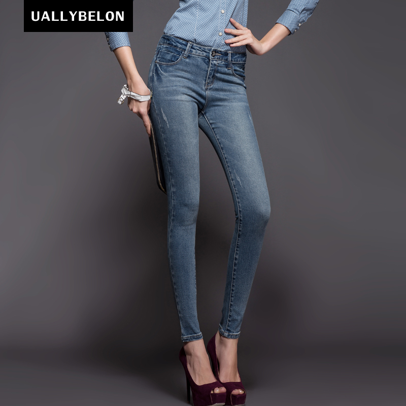 

Джинсы женские Uallybelon k133038