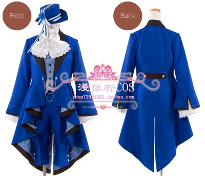 taobao agent Activity COS black deacon black housekeeper Charles Birthday blue blue dress can be customized