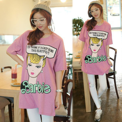 

Футболка Summer 2015 new Korean blouse plus size women's clothes fat summer mm t t t 2014 2014