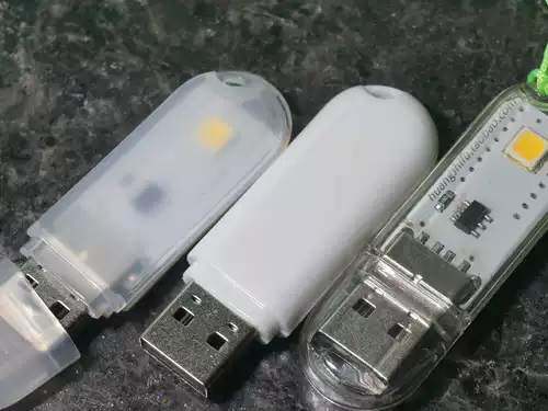 USB маленькая лампа корейская LG с двойным постоянным потоком U