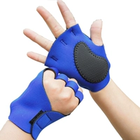 Перчатки для спортзала, нескользящое защитное снаряжение для тренировок, без пальцев