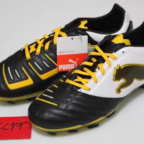 现货日本专柜货puma力量猫powercat 1.12 fg袋鼠皮足球鞋