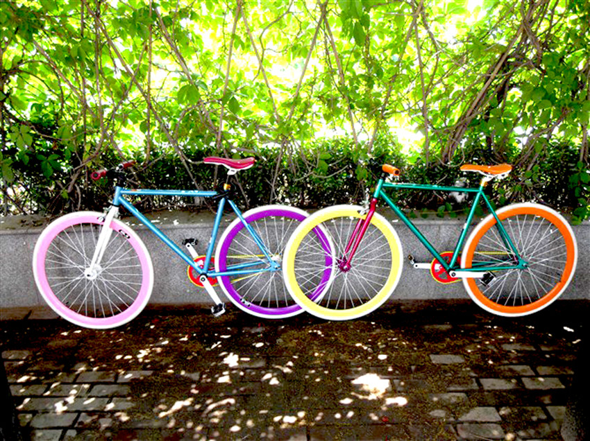 

Велосипед с глухой передачей Zi Youren FIXED GEAR DIY