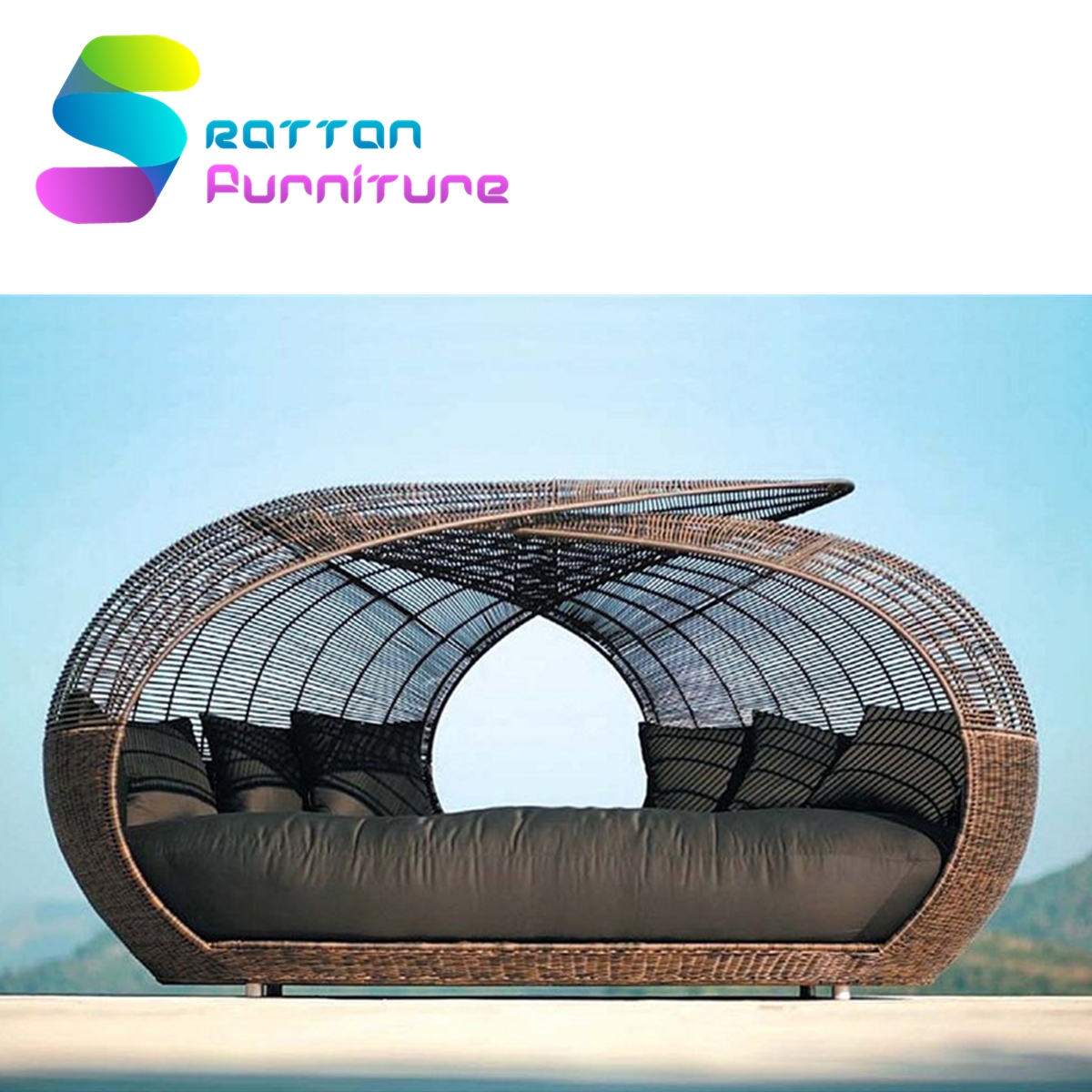 подушки для мебели из искусственного ротанга
