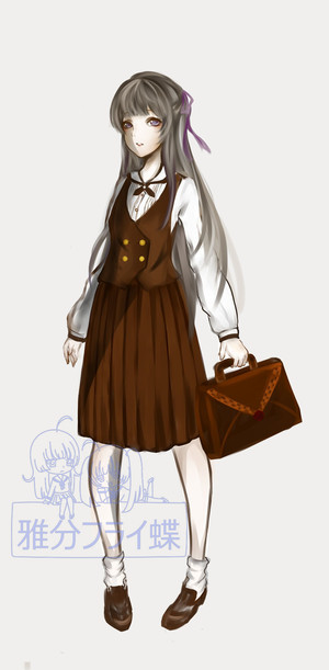 【定金】 巧克力色包边风琴褶衬衫马甲jk制服裙优等生三件套