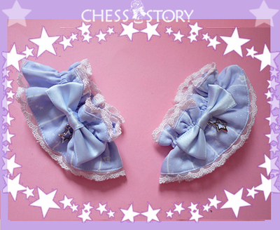 taobao agent [Dreamy Starry Night] Starry Far Horse series gradient star printing sleeves (can be used as a hair circle